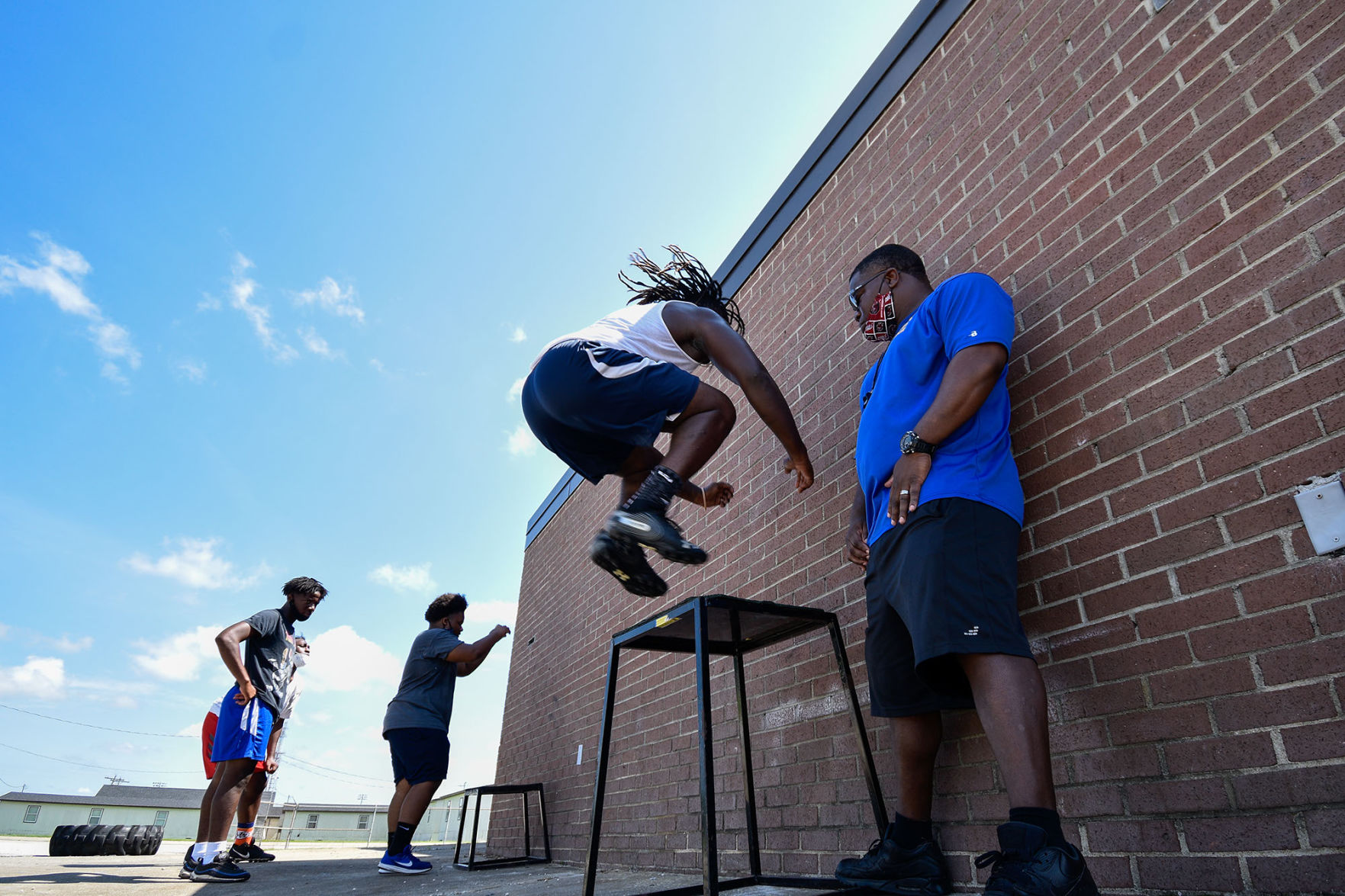 Lake City HS Football Conditioning